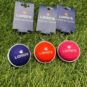 3D PVC Cricket ball keyrings.